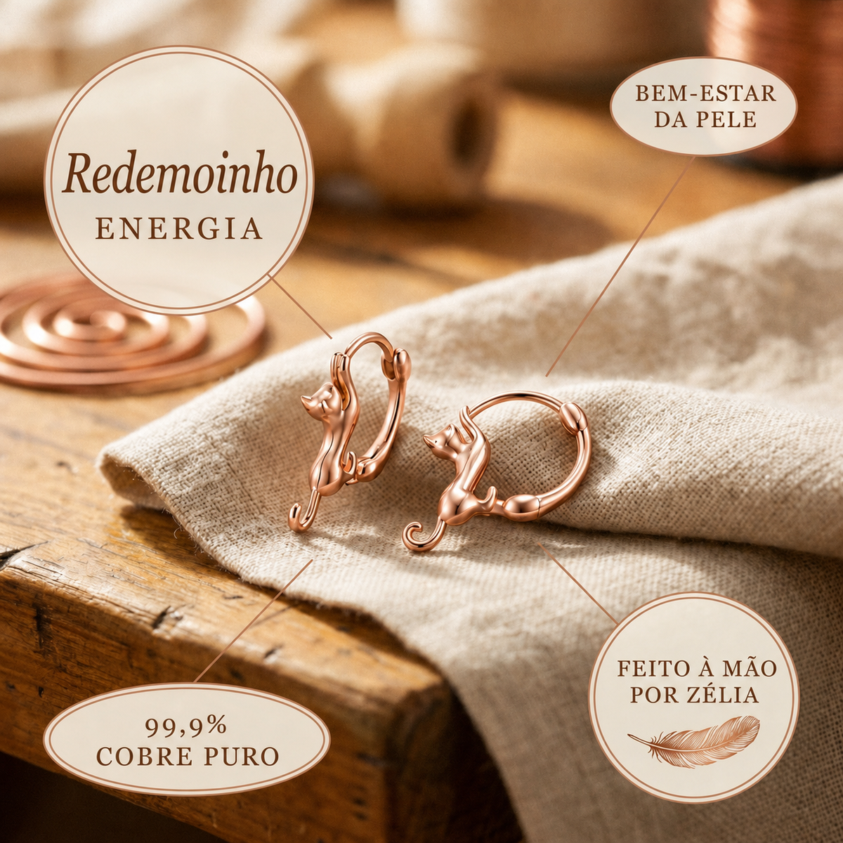 RAMINA · Vortice · Paar Ohrringe