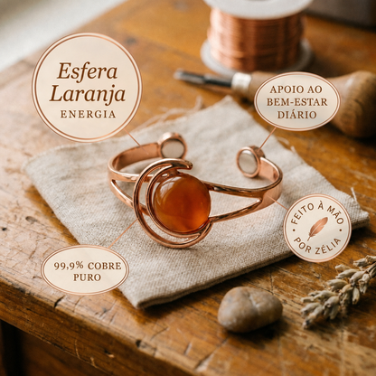 RAMINA · Sfera Arancio · Armband